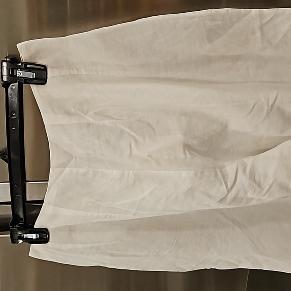 ๐DOEN๐ Louvre Pant ~ High Waisted Pleated Ankle Pants Salt White 10 NWT - Picture 14 of 16